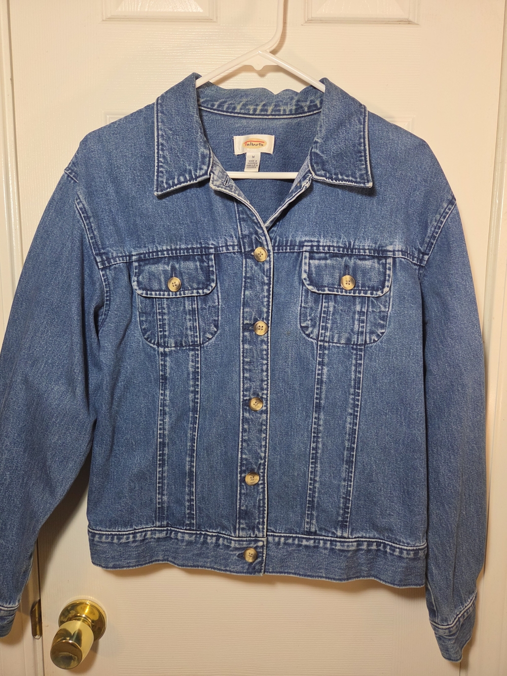 Talbots Classic Blue Denim Jean Jacket